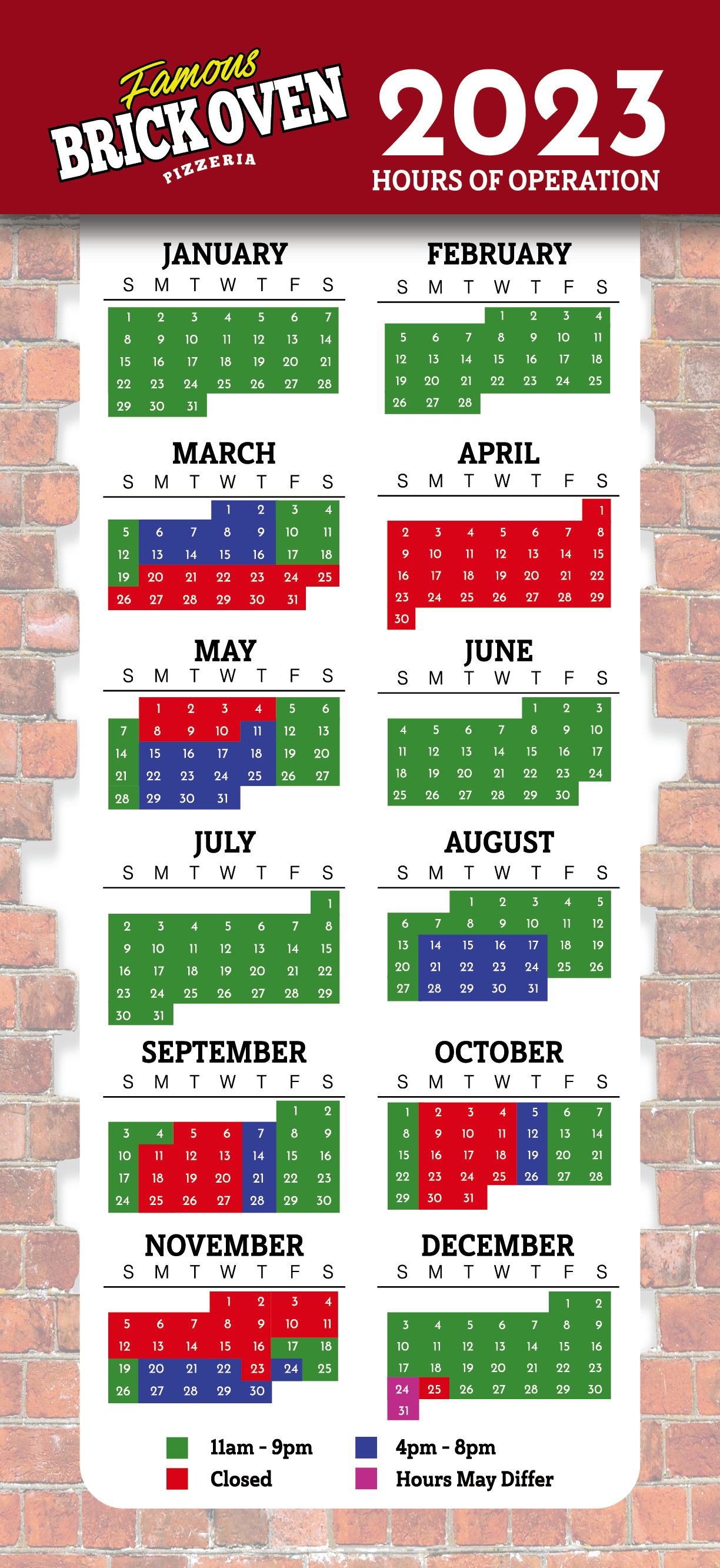 Home Famous Brick Oven Pizzeria